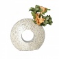 Preview: Deko-Vase "Capiz" MDF/Mosaik aus Capiz-Muschel perlmutt/grau 37 cm von Casablanca Design