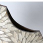 Mobile Preview: Deko-Vase "Capiz" MDF/Mosaik aus Capiz-Muschel perlmutt/grau 40 cm von Casablanca Design