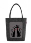 Preview: Filztasche SWING »Black Cats« TS19