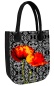 Preview: Tasche CITY »Poppies« Anthrazit BC01