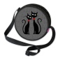 Preview: Filztasche TWIST »Black Cats« Anthrazit TT222