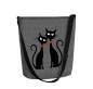 Preview: Filztasche FUNKY »Black Cats« FY14