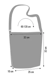Filztasche FUNKY »Opium« Anthrazit FY80