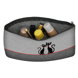 Preview: Kosmetiktasche POCKET »Black Cats« KP05