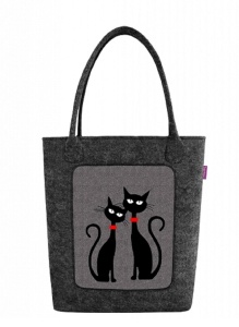 Filztasche SWING »Black Cats« TS19