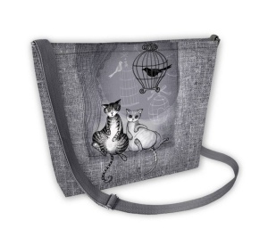 Stofftasche SAMBA »Two Cats« TSA28