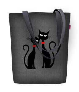 Tasche Shopper SUNNY »Black Cats« SU59