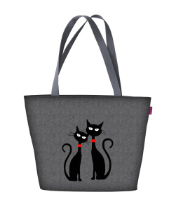 Stofftasche HOLIDAY »Black Cats« HL20