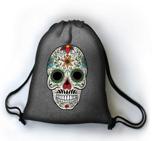 Stoffrucksack SACK »Skull« WP40