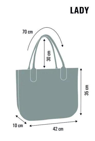 Filztasche LADY XL »Carousel« TL02