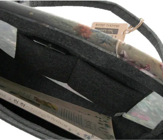 Filztasche LADY XL »Midnight« Anthrazit TL56