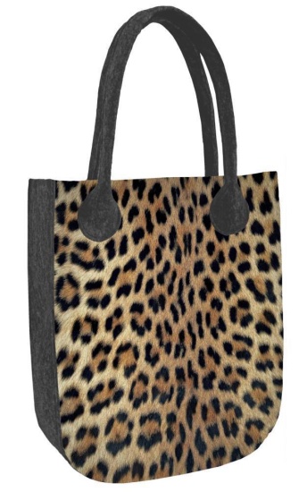 Tasche CITY »Leopard« Anthrazit TC41