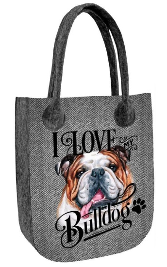 Filztasche CITY »Love Bulldog« TC106