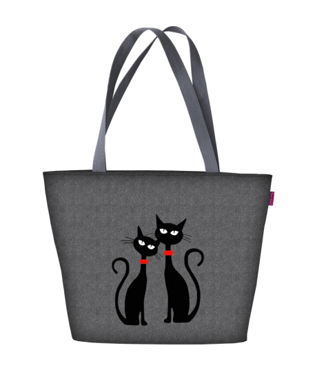 Stofftasche HOLIDAY »Black Cats« HL20