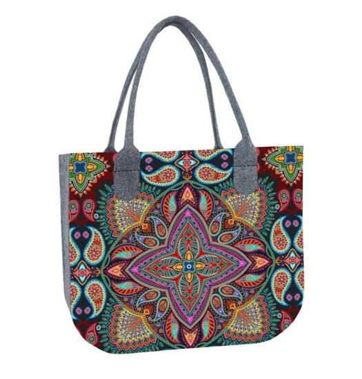 Filztasche LADY XL »Polka« TL06