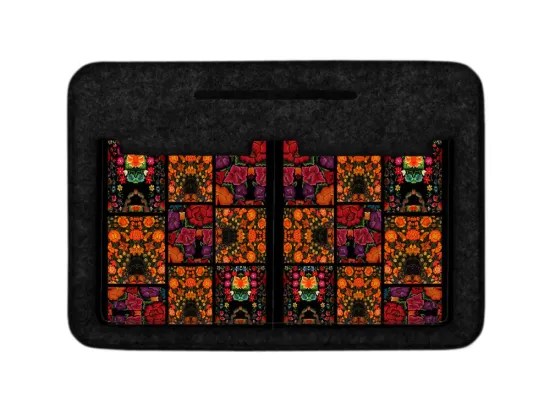 Taschenorganizer »Frida Flowers« Anthrazit OR73