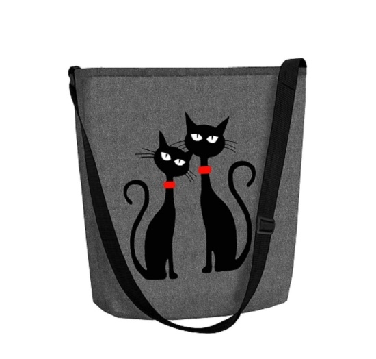 Filztasche FUNKY »Black Cats« FY14