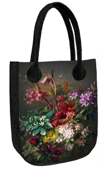 Tasche CITY »Bouquet« Anthrazit FCA32