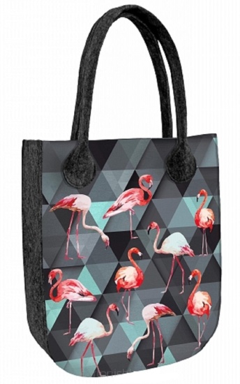Tasche CITY »Flamingo« Anthrazit FCA07