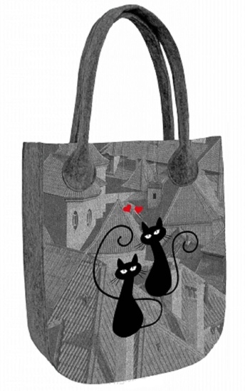 Filztasche CITY »Cats« FC28